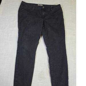 LEI Emma Jegging Womens 17 Regular Black Denim Slim Fit Stretch Jeans Pants